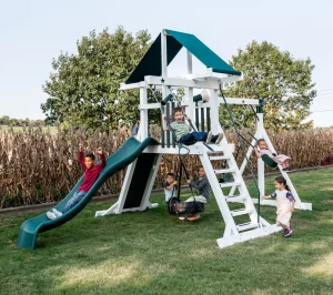 wishing star climbing swing set