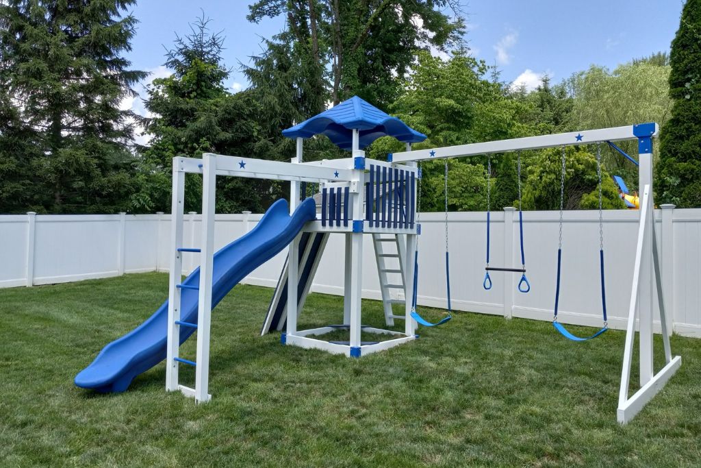 Heavy duty outdoor playgrounds for children
