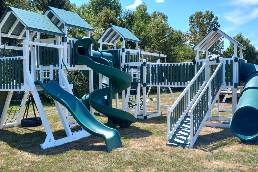 Vinyl playground equipment for preschool and elementary schools 