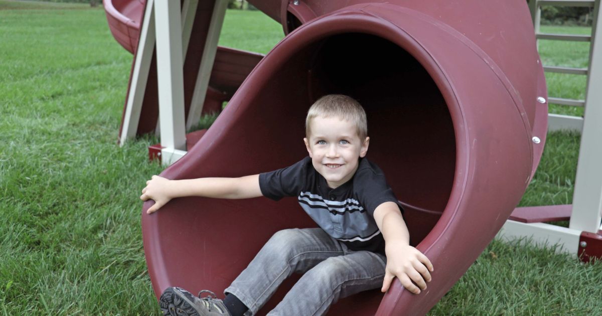 Swing and slide options for playset