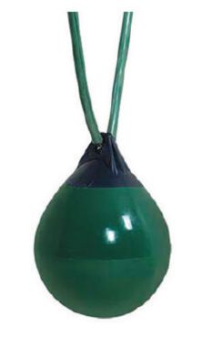 green buoy ball swing set attachment