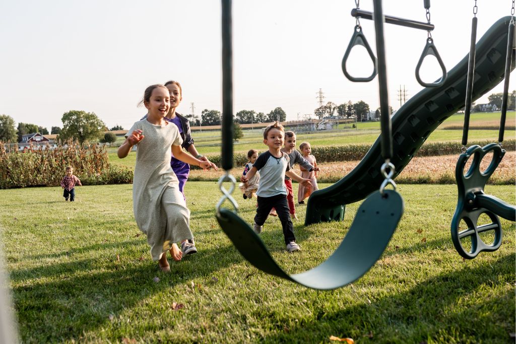 where to buy a vinyl swingset for kids