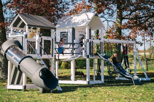 Galaxy Star Playhouse Swing Set