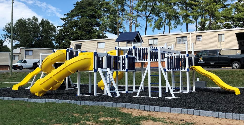 huge swing set