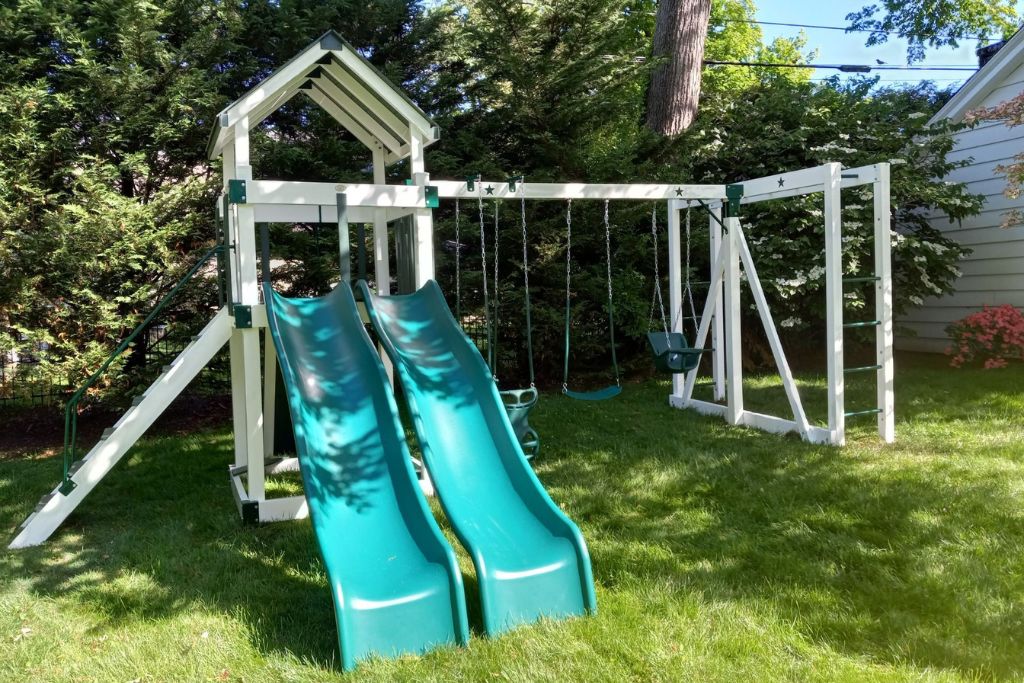 buying a swingset for your backyard