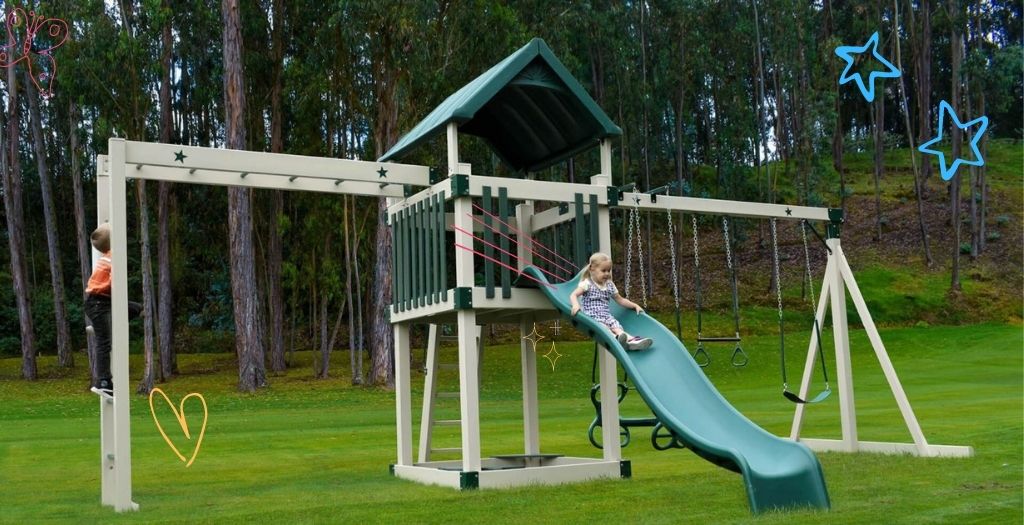 Green and beige Playsets for 10-Year-Olds
