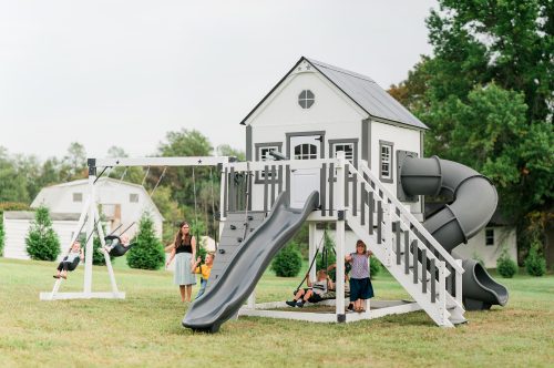 Super Nova Playhouse Swing Set