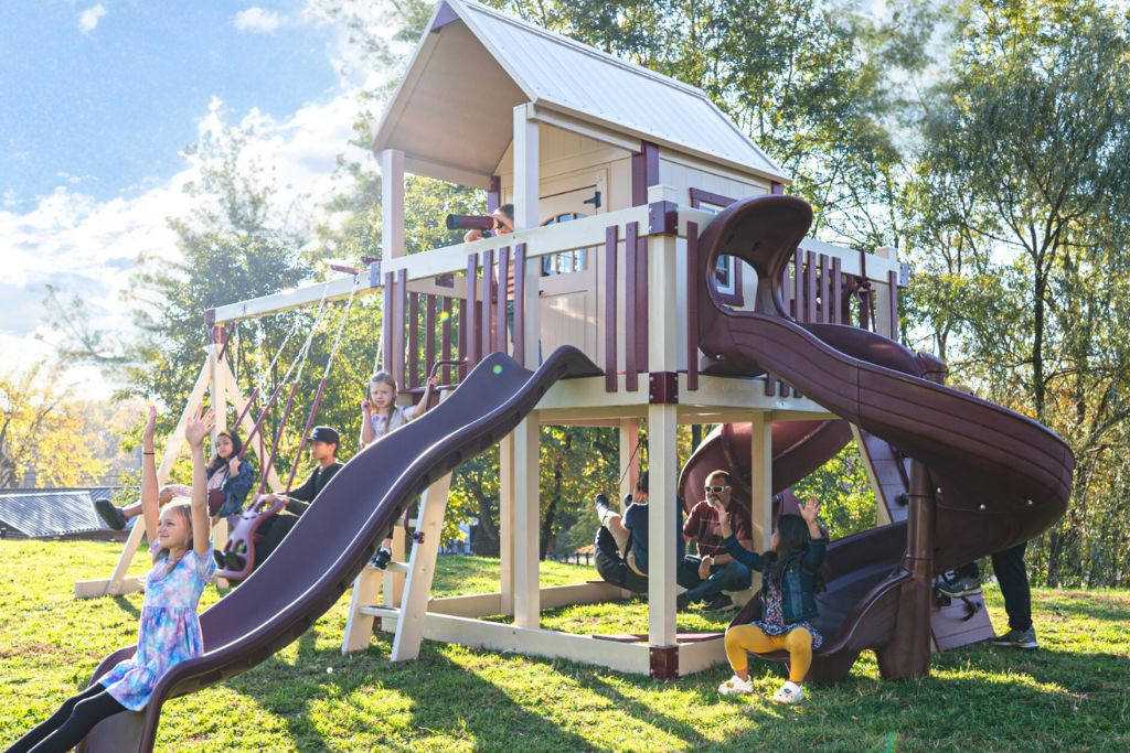 Custom Huge Swingset