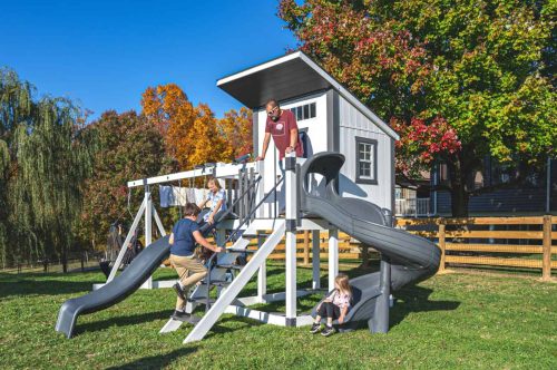 Star Gazer Playhouse Swing Set