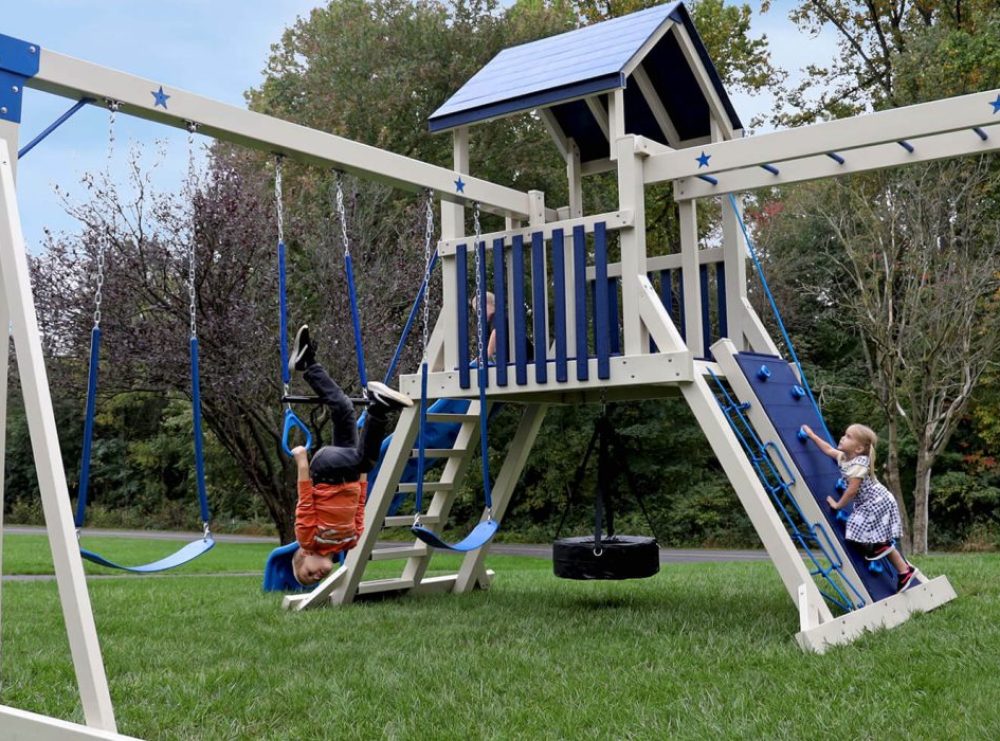 playset rock wall