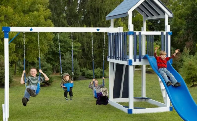 How to clean a swingset's sandbox