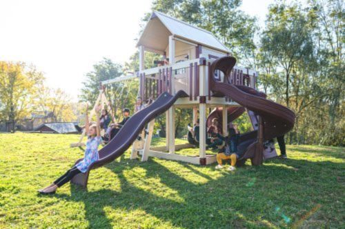Orion’s Hideout Playhouse Swing Set