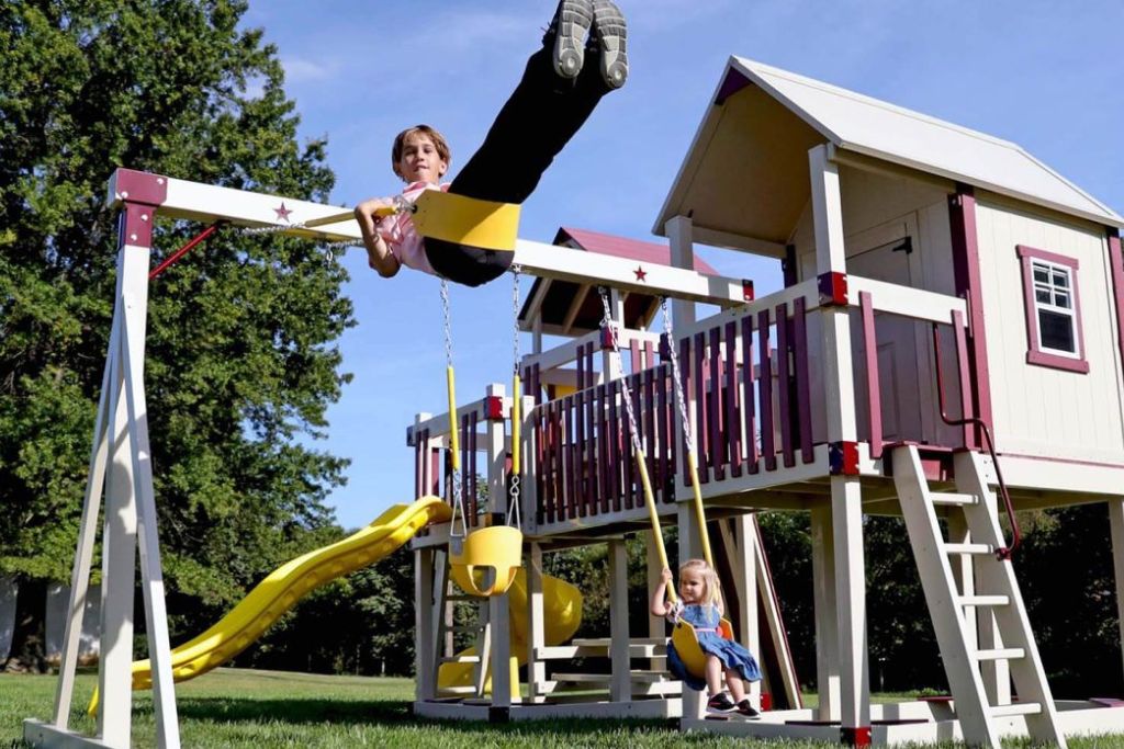 Tall Swingsets for Tall Kids