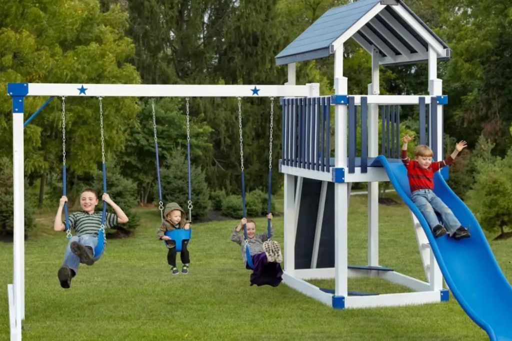 Basic swingsets for school playgrounds
