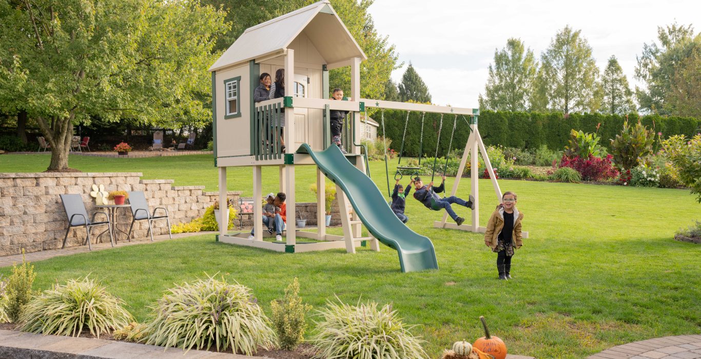 moon walk climbing playset with ladder