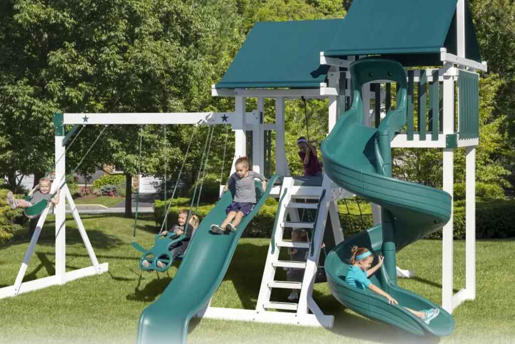 Vinyl playgrounds for school