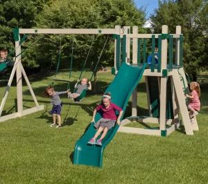 small swing set for sale for small outdoor spaces