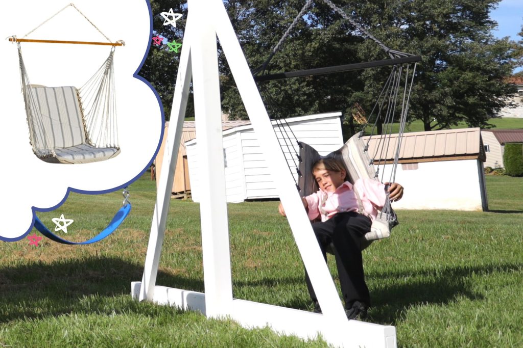 hammock type of swing for playsets